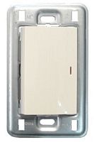 Переключатель с подсветкой без рамки Legrand Anam Zunis 1-кл. проходной бежевый картинка